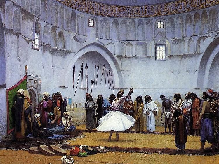 Jean Leon Gerome Whirling Dervishes oil painting picture